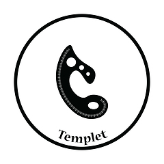 Image showing Tailor templet icon