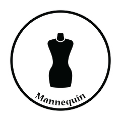 Image showing Tailor mannequin icon