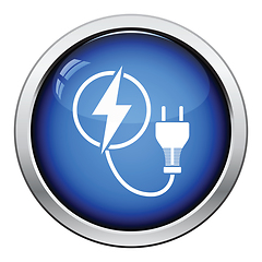 Image showing Electric plug icon