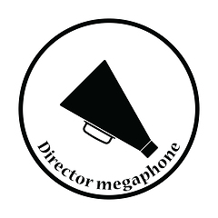 Image showing Director megaphone icon