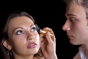 Image showing Make-up. Isolated on black background 2