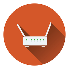 Image showing Wi-Fi router icon