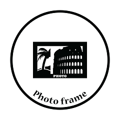 Image showing Digital photo frame icon