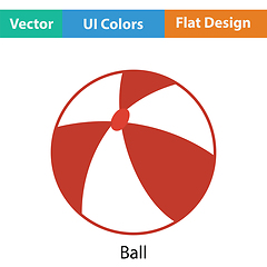 Image showing Baby rubber ball icon