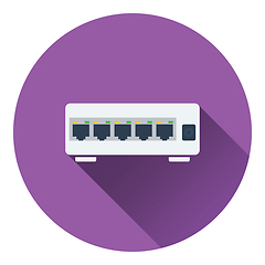 Image showing Ethernet switch icon