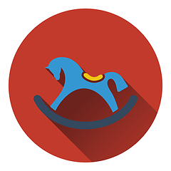 Image showing Rocking horse icon