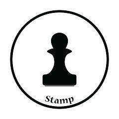 Image showing Stamp icon