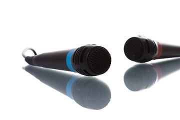 Image showing Isolated microphone