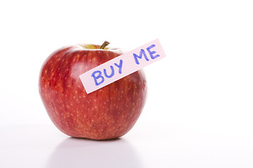 Image showing Apple for sale