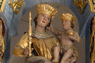 Image showing Blessed Virgin Mary with baby Jesus