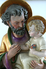 Image showing Saint Joseph with child Jesus