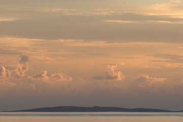 Image showing Sunset on the Adriatic sea 