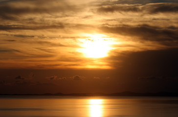 Image showing Sunset on the Adriatic sea 