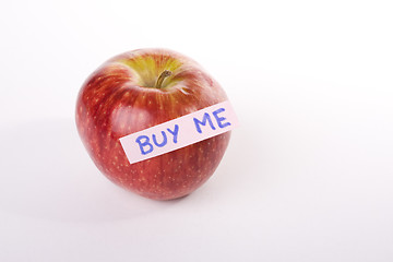 Image showing Apple for sale