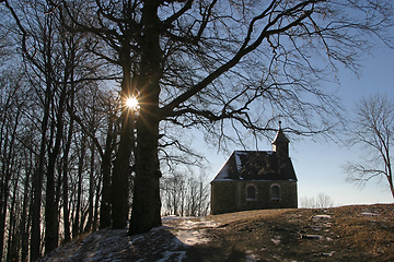 Image showing Beautiful small rural church in Croatia