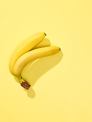 Image showing fresh yellow bananas