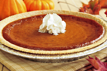 Image showing Pumpkin pie