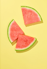 Image showing fresh watermelon slices