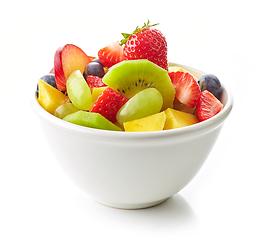 Image showing bowl of fruit salad