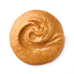 Image showing peanut butter on white background