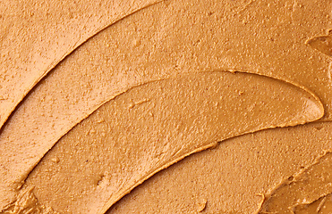 Image showing peanut butter background