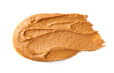 Image showing peanut butter on white background