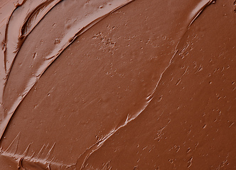 Image showing melted chocolate background