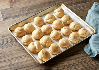 Image showing freshly baked cream puffs