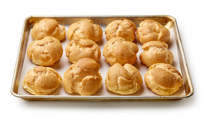 Image showing freshly baked cream puffs