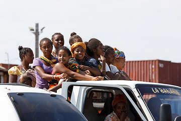 Image showing Traditional Malagasy peoples car transport