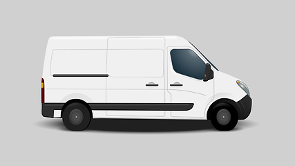 Image showing typical white transport vehicle