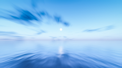 Image showing ocean sky long time exposure background