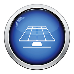 Image showing Solar energy panel icon