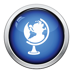 Image showing Icon of Globe