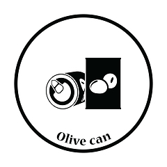 Image showing Olive can icon