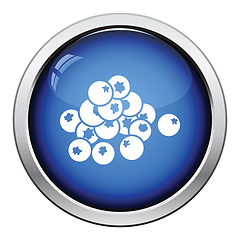 Image showing Icon of Blueberry