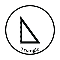 Image showing Icon of Triangle