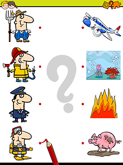 Image showing match pictures game for kids