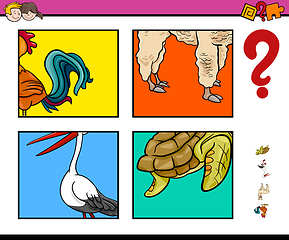 Image showing activity game with animals