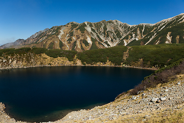 Image showing Mount Tate and water Pond