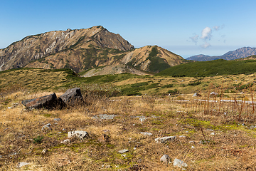 Image showing Japanese Tateyama in autumn season