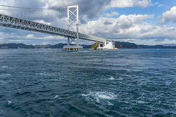 Image showing Onaruto Bridge and Whirlpool