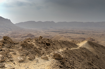 Image showing Travel in Israel negev desert landscape