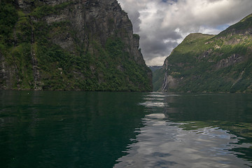 Image showing Dramatic fjord landscape in Norway