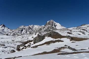 Image showing Mountain Himalata Summit in Nepal