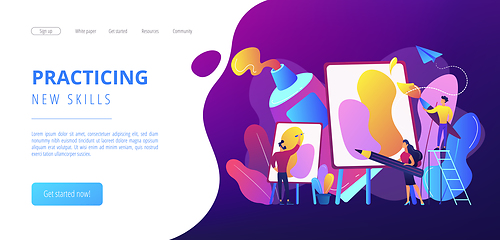 Image showing Workshop concept landing page.