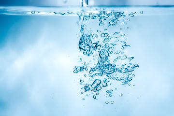 Image showing water air bubbles background