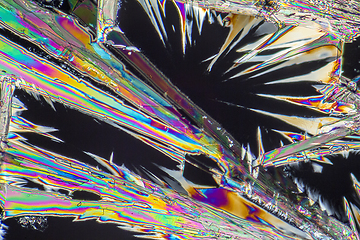 Image showing soda lye microcrystals