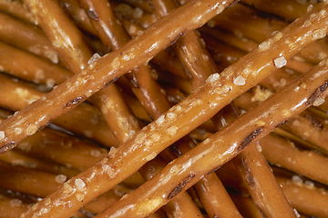 Image showing salt sticks closeup