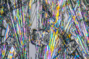 Image showing soda lye microcrystals